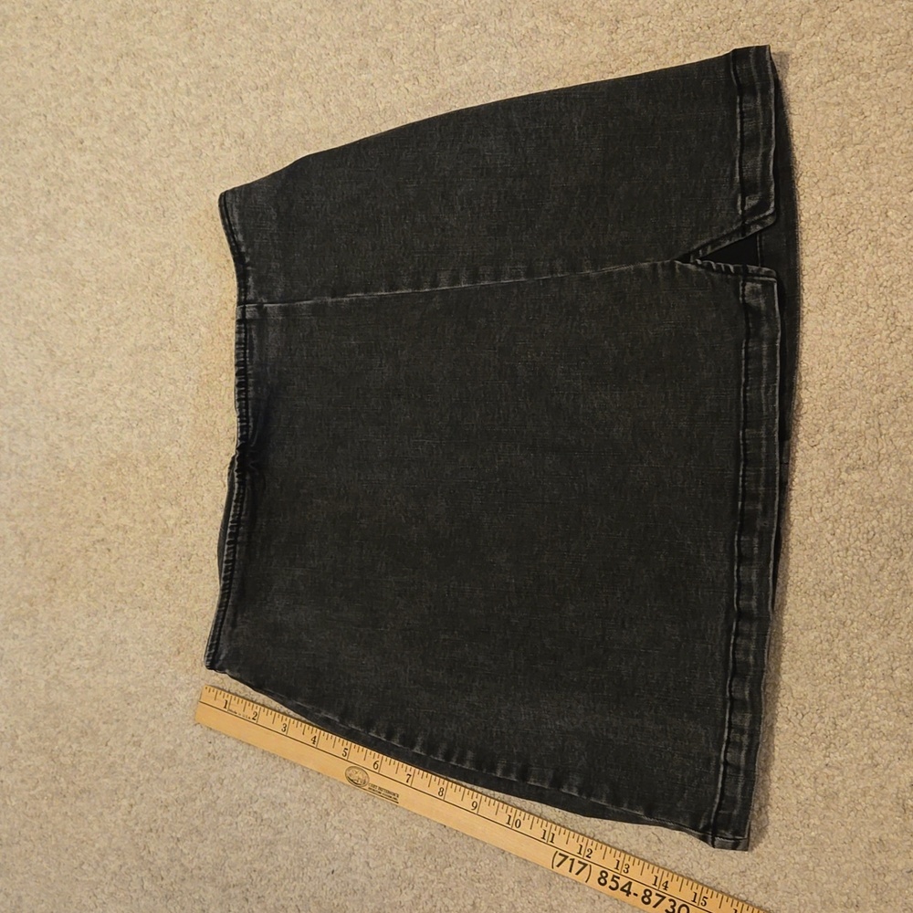 Wild fable junior small black acid wash denim mini skirt.Same day shipping